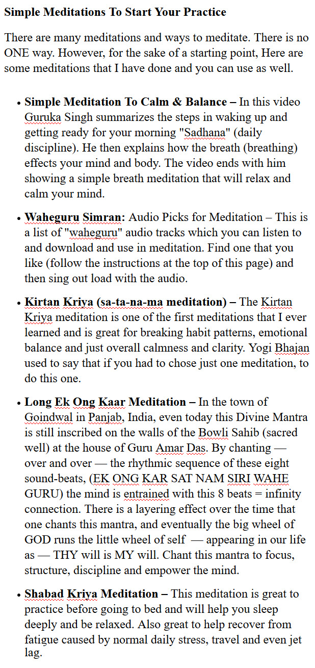 sikh meditation techniques