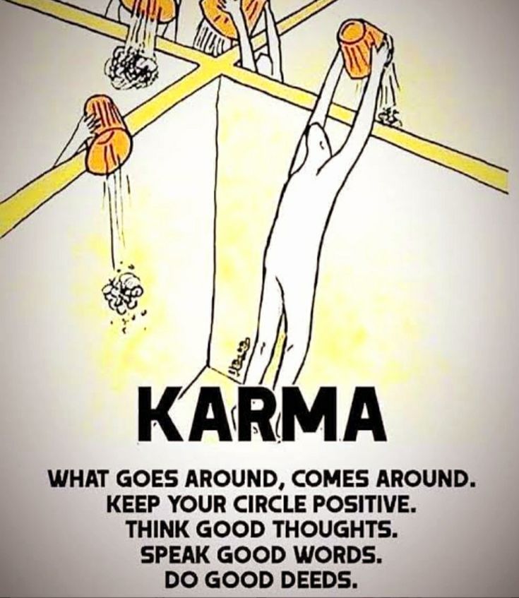 Karma, a concept rooted in various spiritual and religious traditions